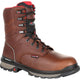Rocky Men's Rams Horn 8" Composite Toe Waterproof Ins Work Boot - Brown - RKK0284 7 / Medium / Brown - Overlook Boots