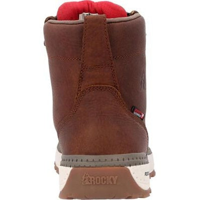 Rocky Men's Rebound Wedge 6" Soft Toe Waterproof Work Boot -Tobacco- RKK0434 - Overlook Boots