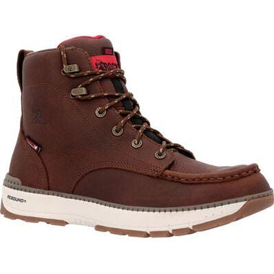 Rocky Men's Rebound Wedge 6" Soft Toe Waterproof Work Boot -Tobacco- RKK0434 - Overlook Boots
