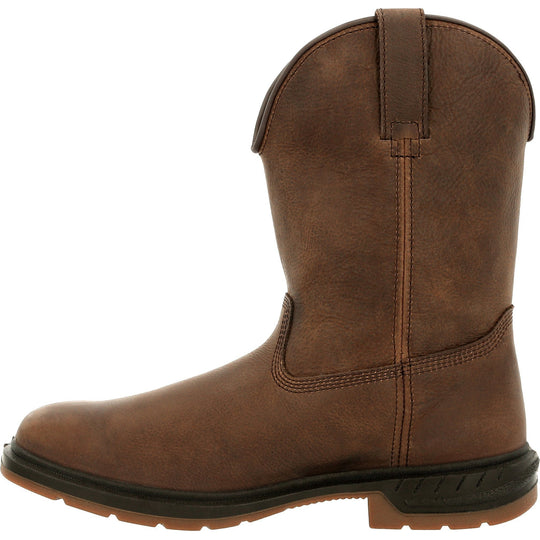 Rocky Men's WorkSmart 10" Square Toe Unlined Western Work Boot RKW0346  - Overlook Boots
