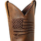 Ariat Men's WorkHog XT Patriot Carbon Toe Waterproof Pull-On Work Boot - Distressed Brown - 10036002 - Overlook Boots