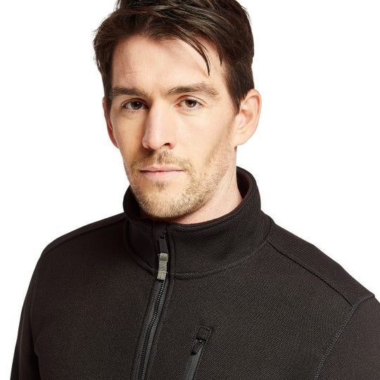 Timberland Pro Studwall Sudadera Polar para Hombre, Cierre de 1/4, Texturizada - Negro - TB0A1HGK015 - Imagen 4