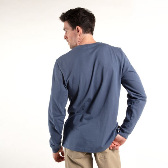 Timberland Pro Base Plate Playera de Manga Larga de Mezcla para Hombre - Índigo Vintage - TB0A1HVN432 - Imagen 7