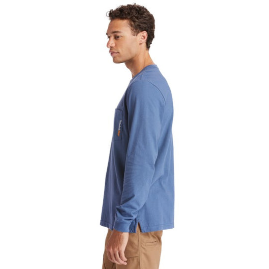 Timberland Pro Base Plate Playera de Manga Larga de Mezcla para Hombre - Índigo Vintage - TB0A1HVN432 - Imagen 5