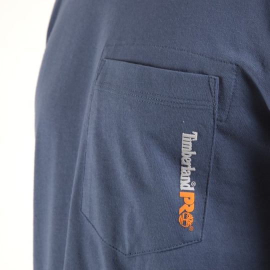 Timberland Pro Base Plate Playera de Manga Larga de Mezcla para Hombre - Índigo Vintage - TB0A1HVN432 - Imagen 4