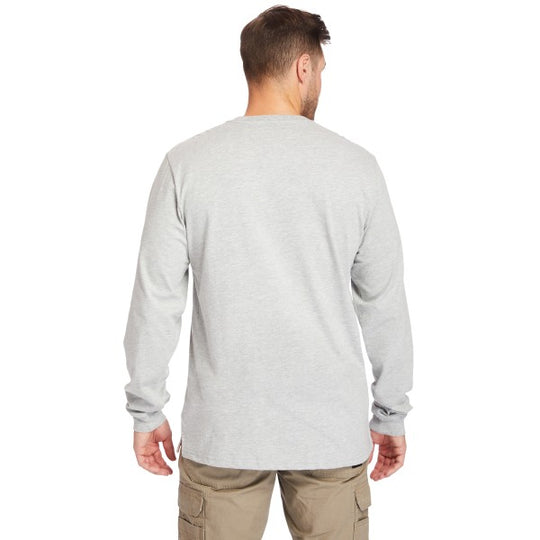 Timberland Pro Men's Base Plate Long Sleeve - Grey - TB0A1HVNC81  - Overlook Boots