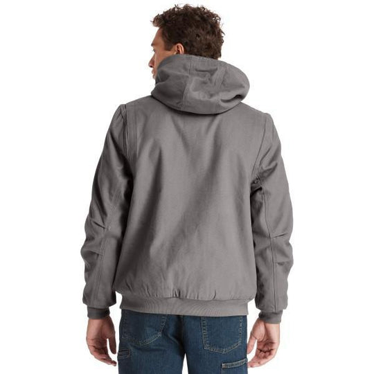 Timberland PRO Gritman Chamarra de Lona con Forro para Hombre, Con Capucha - Pewter - TB0A1VB4060 - Imagen 11