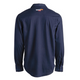 Timberland Pro Men's Flame Resistant Cotton Core Button Work Shirt - Navy - TB0A236V410  - Overlook Boots