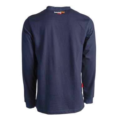 Timberland PRO Playera de Trabajo con Bolsillo para Hombre, Resistente al Fuego - Azul Marino - TB0A23PF410 - Imagen 2