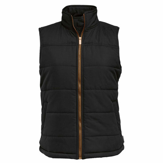 Wolverine Chaleco Acolchado para Mujer, Forrado - Negro - W1205000-003