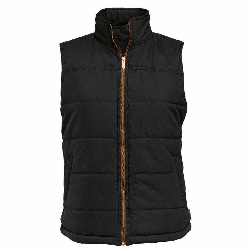 Wolverine Women's Quilted Lined Vest - Black - W1205000-003 Small / Grey - Overlook Boots