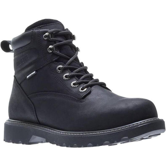 Wolverine Women's Floorhand Steel Toe Waterproof Work Boot - Black - W201153 5 / Medium / Black - Overlook Boots