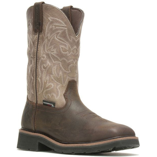 Wolverine Men's Rancher Waterproof Wellington Steel Toe Work Boot Brown W221030 - Overlook Boots