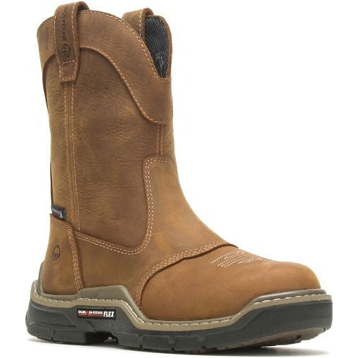Wolverine Men's Raider Durashocks Waterproof Western Work Boot Brown W220038 - Overlook Boots