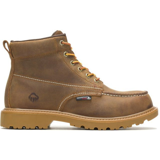 Wolverine Men's Floorhand 6" Steel Toe Waterproof Work Boot -Tan- W221049 7 / Medium / Tan - Overlook Boots