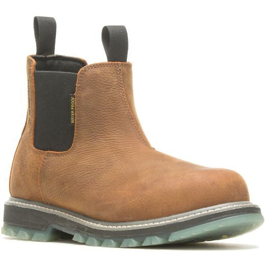 Wolverine Men's Floorhand LX 6" Steel Toe Waterproof Work Boot -Brown- W231018 - Overlook Boots