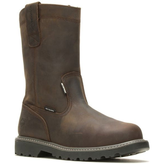 Wolverine Men's Floorhand Met Guard Steel Toe Waterproof Wellington Work Boot - Brown - W231025 - Overlook Boots