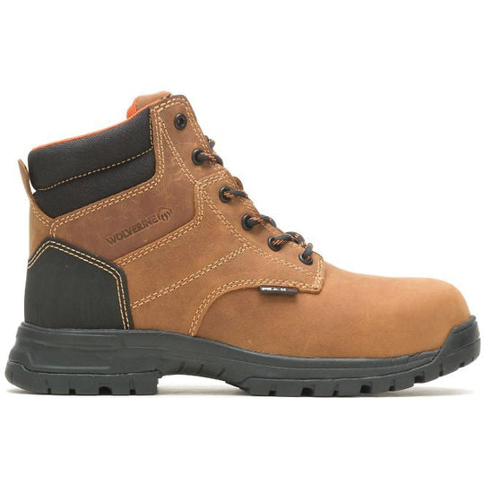 Wolverine Women's Piper 6" Waterproof Composite Toe Work Boot -Brown- W221032 5 / Medium / Brown - Overlook Boots