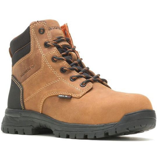 Wolverine Women's Piper 6" Waterproof Composite Toe Work Boot -Brown- W221032 - Overlook Boots