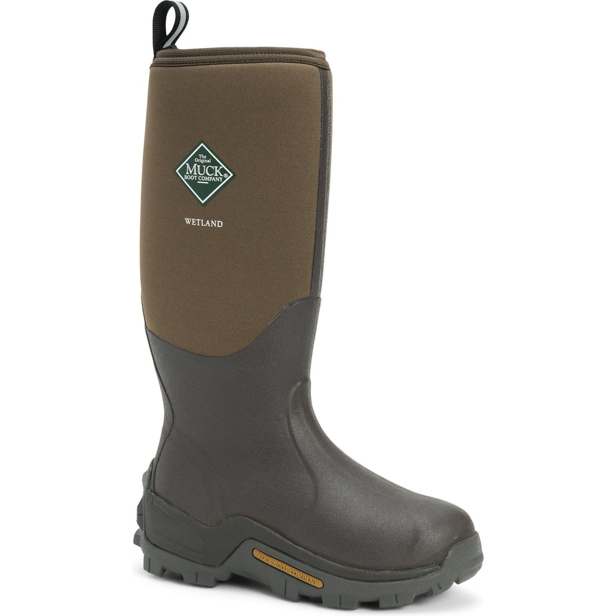Muck Men's Wetland Waterproof Wellington Rubber Work Boot - Tan/Bark - WET-998K 5 / Medium / Tan - Overlook Boots