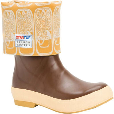Xtratuf Women's Salmon Sisters 15" Waterproof Legacy Boot -Brown- XWL9TF - Overlook Boots
