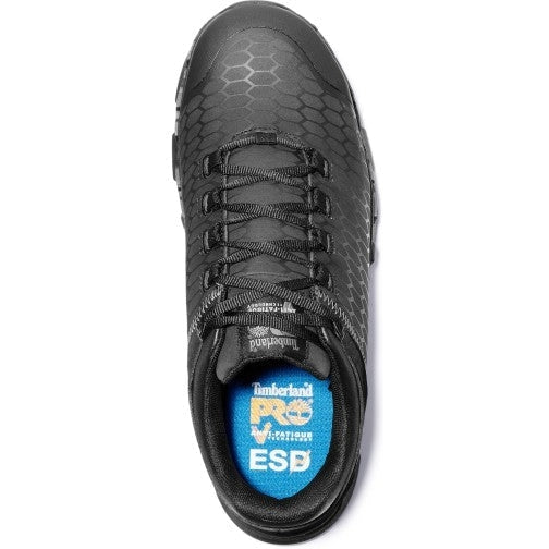 Timberland PRO Men's Powertrain Sport Alloy Toe Sneaker Work Shoe - Black - TB0A1Q3F001 - Overlook Boots