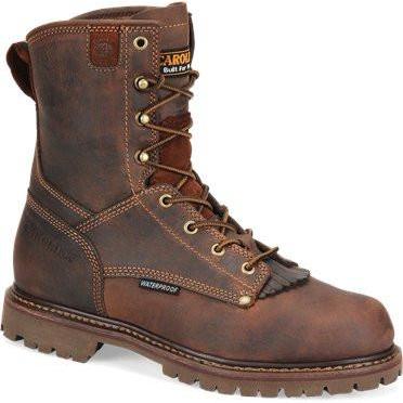 Carolina Men's 28 Series 8" Soft Toe Waterproof Grizzly Work Boot - Brown - CA8028 7 / Medium / Brown - Overlook Boots