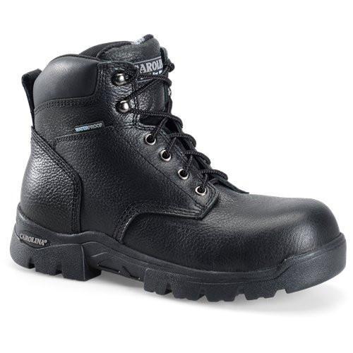 Carolina Men's Circuit 6" Composite Toe Waterproof Hiker Work Boot -Black - CA3537 8 / Medium / Black - Overlook Boots