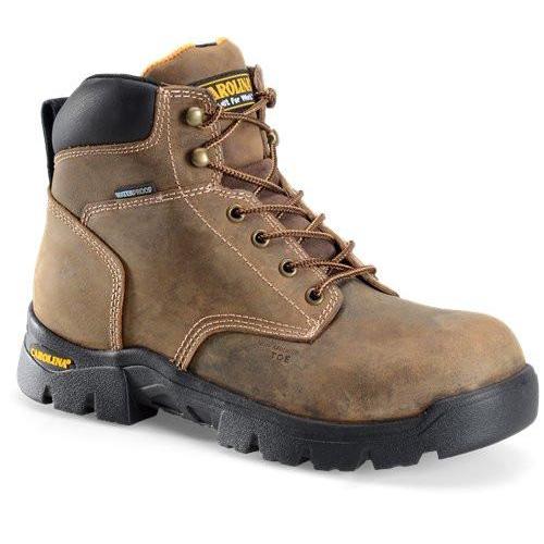 Carolina Men's Circuit 6" Composite Toe Waterproof Hiker Work Boot - Brown - CA3536 7 / Medium / Brown - Overlook Boots