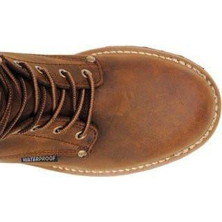 Carolina Men's Elm 8" Steel Toe Waterproof Logger Work Boot - Brown - CA9821 - Overlook Boots