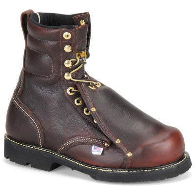 Carolina Men's USA Made 8" External Metguard Work Boot - Briar - 505 4 / Medium / Brown - Overlook Boots