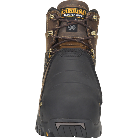 Carolina Men's Miter EXT 6" Composite Toe Waterproof External Metguard Work Boot - Brown - CA5586 - Overlook Boots