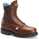 Carolina Men's Sarge Hi USA Made 8" Steel Toe Work Boot Amber Gold -1809 6 / Medium / Light Brown - Overlook Boots