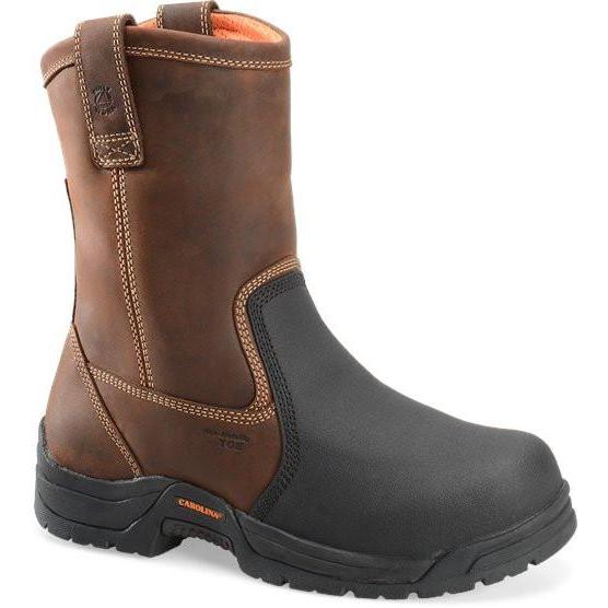 Carolina Men's Well X Metguard Wellington Work Boot - Brown - CA4582 7 / Medium / Brown - Overlook Boots