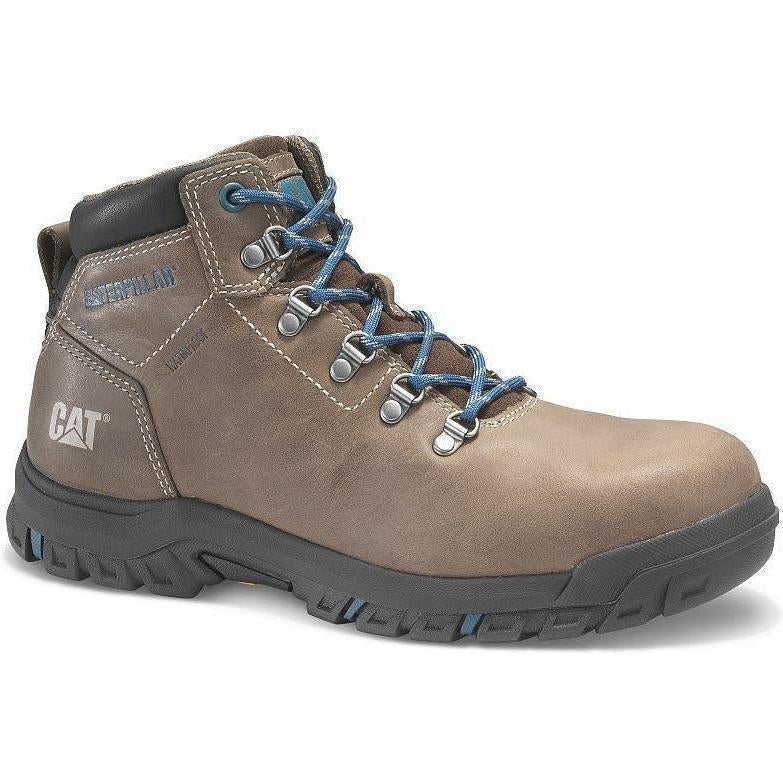 CAT Women's Mae Steel Toe Waterproof Work Shoe - Brown - P91012 5 / Medium / Brown - Overlook Boots