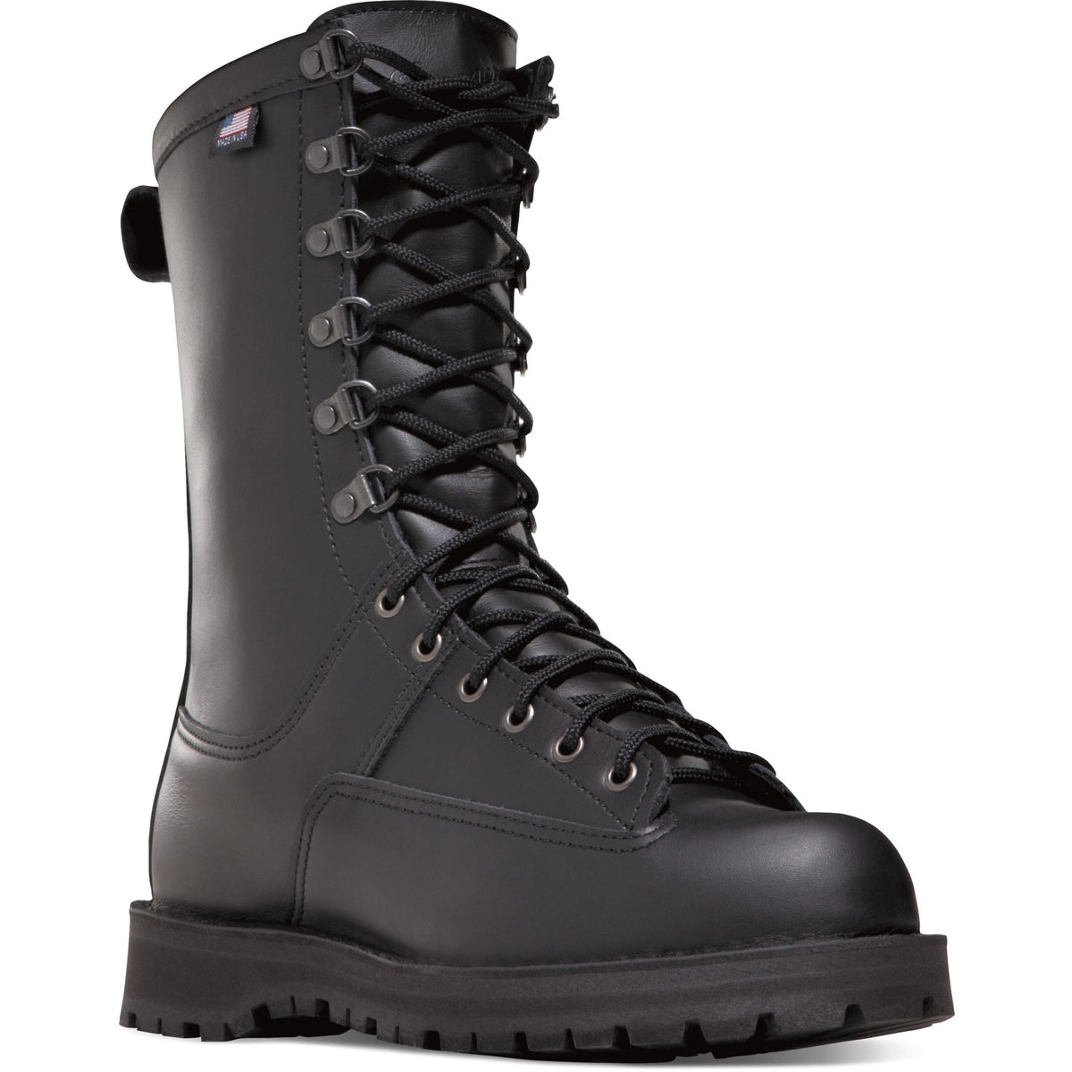 Danner Men's Fort Lewis USA Made 10" Ins Waterproof Duty Boot - Black - 69110 7 / Medium / Black - Overlook Boots