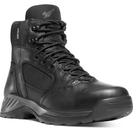 Danner Men's Kinetic 6" Side Zipper Waterproof Duty Boot - Black - 28017 7 / Medium / Black - Overlook Boots