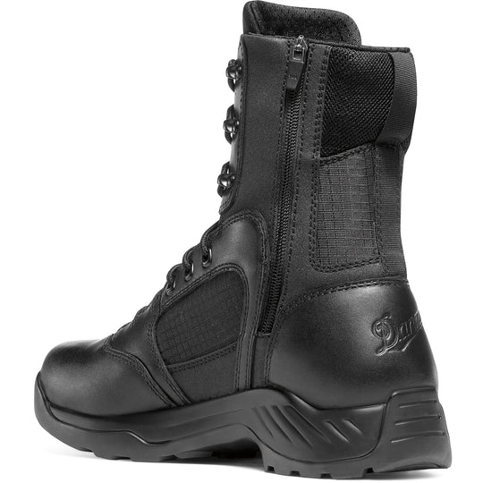Danner Men's Kinetic 8" Side Zipper Waterproof Duty Boot - Black - 28012 - Overlook Boots
