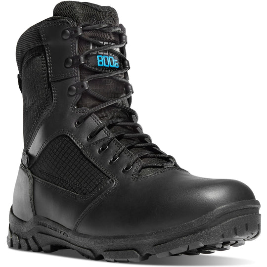 Danner Men's Lookout 8" Insulated Waterproof Duty Boot - Black - 23827 6 / Medium / Black - Overlook Boots