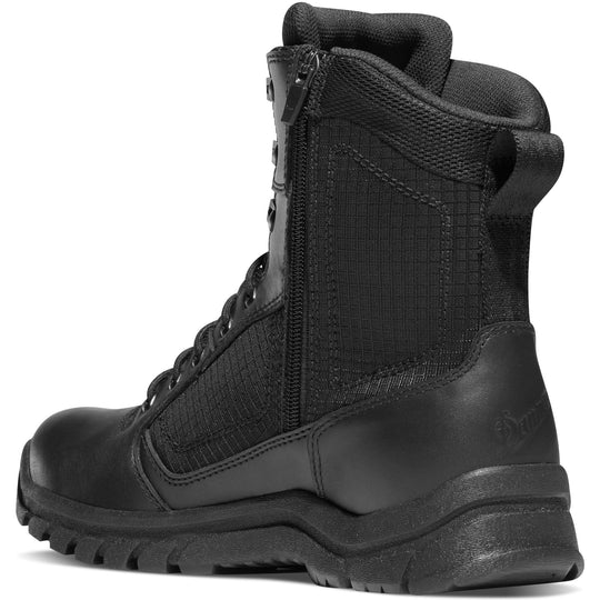 Danner Men's Lookout 8" Side Zipper Waterproof Duty Boot - Black - 23824 - Overlook Boots