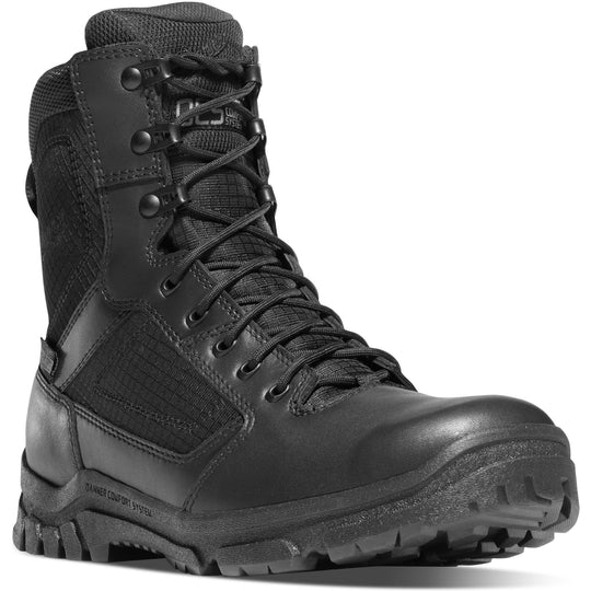 Danner Lookout Bota de Servicio para Hombre, 8 Pulgadas, Impermeable - Negro - 23822