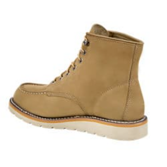 Carhartt Men's Moc 6" Soft Toe Wedge Work Boot Khaki - FW6077-M  - Overlook Boots
