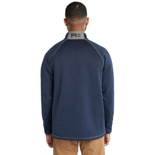 Timberland Pro Reaxion Chamarra Polar para Hombre, Cierre de 1/4, Corte Atlético - Azul Marino - TB0A55RV440 - Imagen 7