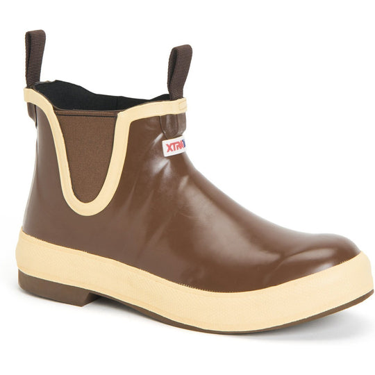 Xtratuf Men's 6" Legacy Ankle Deck Waterproof Boot - Brown - LDB-900 7 / Brown - Overlook Boots