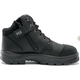 Steel Blue Men's Parkes Side Zipper Water Resistant Steel Toe Hiker Work Boot - Black - 812968 - Overlook Boots