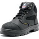 Steel Blue Men's Parkes Side Zipper Water Resistant Steel Toe Hiker Work Boot - Black - 812968 - Overlook Boots