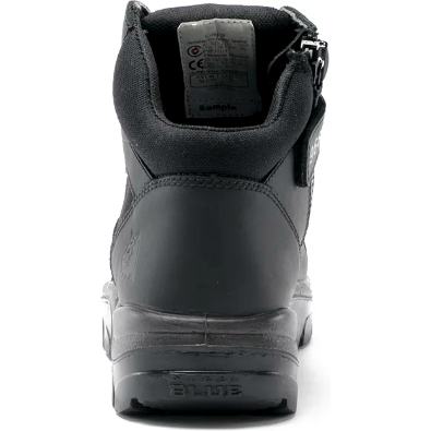 Steel Blue Men's Parkes Side Zipper Water Resistant Steel Toe Hiker Work Boot - Black - 812968 - Overlook Boots