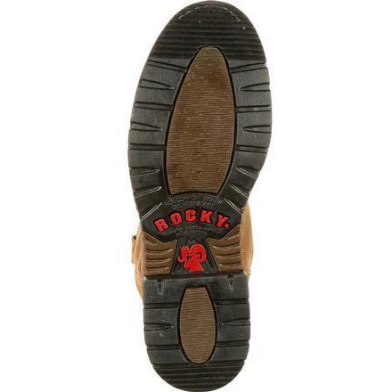 Rocky Men's Original Ride Branson Roper Western Work Boot - Brown - FQ0002733 - Overlook Boots
