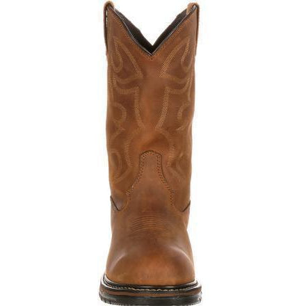 Rocky Men's Original Ride Branson Roper Western Work Boot - Brown - FQ0002733 - Overlook Boots