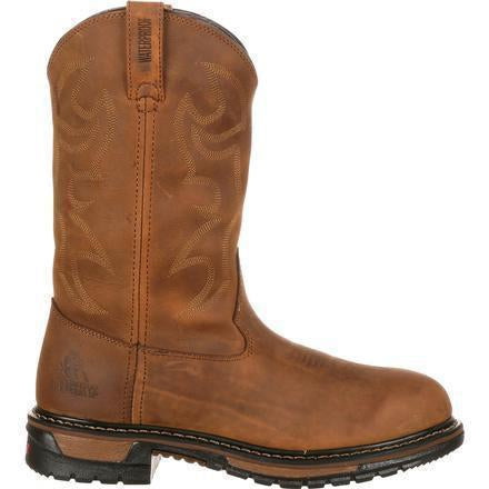 Rocky Men's Original Ride Branson Roper Western Work Boot - Brown - FQ0002733 - Overlook Boots